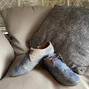 Blue wash Bed Stu Lace ups